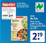 Bio-Tofu von MyVay im aktuellen ALDI SÜD Prospekt für 2,19 €
