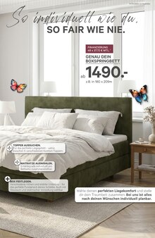 Bett im Kabs Prospekt "DOPPELT SPAREN!" mit 58 Seiten (Leipzig)