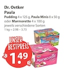Paula Pudding im V-Markt Prospekt Paula Pudding von Dr. Oetker im aktuellen V-Markt Prospekt für 1,49 €