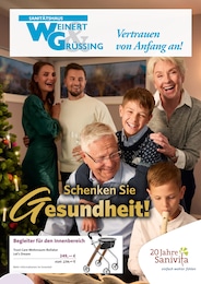 Sanitätshäuser Prospekt von Sanitätshaus Weinert & Grüssing GmbH in Leer Aktueller Sanitätshaus Weinert & Grüssing GmbH Sanitätshäuser Prospekt für Leer: Schenken Sie Gesundheit! mit 6} Seiten, 12.11.2025 - 31.01.2026