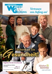 Sanitätshaus Weinert & Grüssing GmbH Sanitätshäuser Prospekt der aktuellen Woche mit 6 Seiten, gültig von 12.11.2025 bis 31.01.2026, in Weener und Umgebung Aktueller Sanitätshaus Weinert & Grüssing GmbH Sanitätshäuser Prospekt in Weener und Umgebung, "Schenken Sie Gesundheit!" mit 6 Seiten, 12.11.2025 - 31.01.2026
