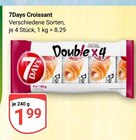 Double x4 Croissant von 7Days im aktuellen GLOBUS Prospekt