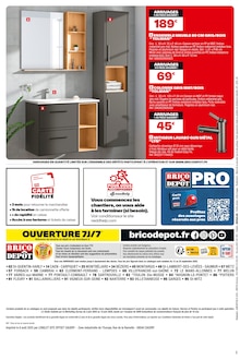 Promo Mitigeur Lavabo dans le catalogue Brico Dépôt du moment à la page 20