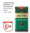 Krönung Gemahlen Angebote von Jacobs bei GLOBUS Salzgitter für 5,49 €