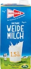 Aktuelle Milch Angebote bei Netto Marken-Discount in Bremerhaven Aktuelles Haltbare Weidemilch 1,5% Fett Angebot bei Netto Marken-Discount in Bremerhaven ab 1,00 €