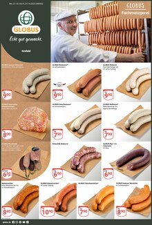 Wurst im GLOBUS Prospekt "Aktuelle Angebote" mit 34 Seiten (Krefeld)