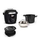 Mijoteur Moulinex Multicuiseur intelligent Cookeo haute pression connecte + couvercle Extracrisp YY5449FB - Moulinex en promo chez Darty Saint-Étienne à 249,99 €