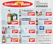 Cola im Getränke Oase Prospekt in Soest Aktueller Getränke Oase Prospekt mit Cola, "Aktuelle Angebote", Seite 1