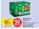 Bière Blonde - Heineken en promo chez Intermarché Super Toulon à 6,16 €