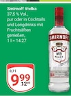 Vodka Angebote von Smirnoff bei GLOBUS Duisburg für 9,99 €