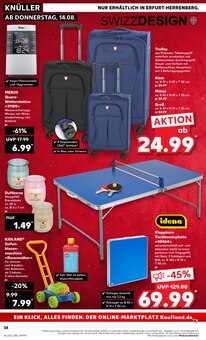 Trolley im aktuellen Kaufland Prospekt (Erfurt) Trolley im Kaufland Prospekt "KNĂśLLER" mit 58 Seiten (Erfurt)