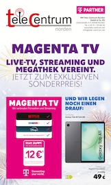Aktueller WR Tele-Centrum Norden GmbH & Co.KG Prospekt mit Fernseher, "MAGENTA TV", Seite 1