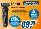expert Höxter - Herrenrasierer Series 5 51-B1000s Angebot im Prospekt Herrenrasierer Series 5 51-B1000s bei expert im Höxter Prospekt für 69,99 €