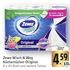 EDEKA Kenzingen - Wisch & Weg Küchentücher Original Angebot im Prospekt Wisch & Weg Küchentücher Original bei EDEKA im Kenzingen Prospekt für 4,59 €