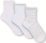 Lot de 3 paires de mi-chaussettes femme - U en promo chez Super U Amiens à 4,90 €