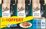 Délices du Jour Sachets Fraîcheur en Sauce aux Poissons pour Chat - Sheba dans le catalogue Netto