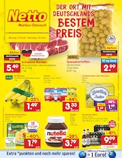 Schweinefleisch im Netto Marken-Discount Prospekt in Nordhorn Aktueller Netto Marken-Discount Prospekt mit Schweinefleisch, "Aktuelle Angebote", Seite 1