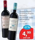 Primitivo Puglia Rotwein von Doppio Passo für 4,99 € bei budni im Angebot Primitivo Puglia Rotwein von Doppio Passo im aktuellen budni Prospekt