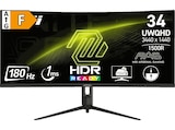 MediaMarkt Saturn Bamberg - MAG 342CQRDE E2 34 Zoll UWQHD Curved Gaming Monitor (1 ms Reaktionszeit, 180 Hz) Angebot im Prospekt MAG 342CQRDE E2 34 Zoll UWQHD Curved Gaming Monitor (1 ms Reaktionszeit, 180 Hz) bei MediaMarkt Saturn im Bamberg Prospekt für 229,00 €
