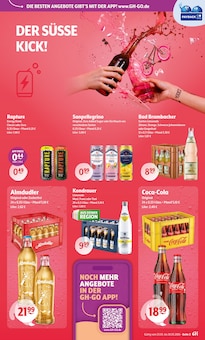 Energydrink im Getränke Hoffmann Prospekt "Aktuelle Angebote" mit 11 Seiten (Amberg)