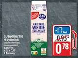 H-Vollmilch von Gut&Günstig für 0,78 € bei EDEKA im Angebot H-Vollmilch von Gut&Günstig im aktuellen EDEKA Prospekt