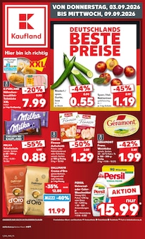 Kaufland Prospekt der KW 36 "Hier bin ich richtig" Aktueller Kaufland Prospekt "Hier bin ich richtig" Seite 1 von 60 Seiten