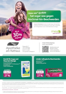 Aktueller mea - meine apotheke Prospekt "Unsere März-Angebote" Seite 1 von 4 Seiten für Mutlangen