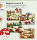 Steckpuzzle aus Holz im V-Markt Prospekt Steckpuzzle aus Holz von im aktuellen V-Markt Prospekt für 3,99 €