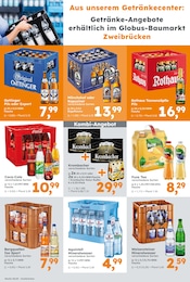 Bier im Globus-Baumarkt Prospekt in Homburg Aktueller Globus-Baumarkt Prospekt mit Bier, "Immer eine Idee besser", Seite 20