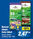 Dinkel Hafer Müsli von Bioland im aktuellen Lidl Prospekt für 2,47 €