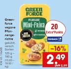 vegane Pfannengerichte von Greenforce im aktuellen Netto Marken-Discount Prospekt für 2,49 €