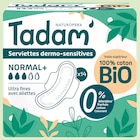 Intermarché Schirmeck - Promo Serviettes hygiéniques bio dermo-sensitives ultra avec ailettes normal+ x14 Promo Serviettes hygiéniques bio dermo-sensitives ultra avec ailettes normal+ x14 à 1,43 € dans le catalogue Intermarché à Schirmeck
