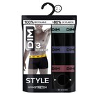 Boxers homme "Mix and colors" - DIM en promo chez Carrefour Saint-Maur-des-Fossés à 16,44 €