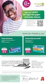 Aktueller mea - meine apotheke Apotheke Prospekt in Eberhardzell und Umgebung, "Unsere Juni-Angebote" mit 4 Seiten, 01.06.2025 - 30.06.2025