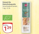 Steinofenbaguette Angebote von Sinnack Bio bei GLOBUS Salzgitter für 1,29 €