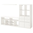 TV-Möbel, Kombination weiß von KALLAX / LACK im aktuellen IKEA Prospekt