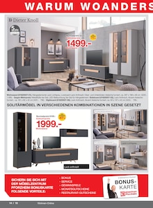 Fernseher im Möbelzentrum Pforzheim Prospekt "WOHNEN IN SEINER SCHÖNSTEN FORM" mit 28 Seiten (Filderstadt)