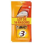 Rasoirs Jetables Bic 3 Sensitive à 4,49 € dans le catalogue Auchan Hypermarché