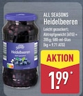 Heidelbeeren von ALL SEASONS für 1,99 € bei ALDI Nord im Angebot Heidelbeeren von ALL SEASONS im aktuellen ALDI Nord Prospekt