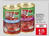 Tomaten Stückig Angebote von Oro di Parma bei Marktkauf Aschaffenburg für 1,29 €