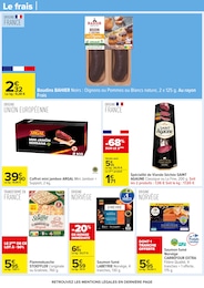 Prix et réduction Saumon Fumé dans le prospectus Carrefour en cours Offre Saumon Fumé dans le catalogue Carrefour du moment à la page 33