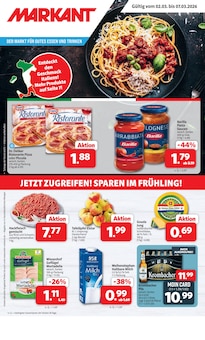 Markant Nordwest Prospekt der Woche "DER MARKT FÜR GUTES ESSEN UND TRINKEN" Seite 1, 02.03.2026 bis 07.03.2026 für Saterland Aktueller Markant Nordwest Prospekt "DER MARKT FÜR GUTES ESSEN UND TRINKEN" Seite 1 von 16 Seiten für Saterland