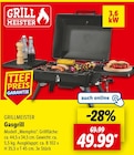 Gasgrill Angebote von Grillmeister bei Lidl Arnsberg für 49,99 €