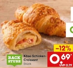 Käse-Schinken-Croissant im Angebot bei Netto Marken-Discount in Maintal Käse-Schinken-Croissant Angebote von BACK STUBE bei Netto Marken-Discount Maintal für 0,69 €
