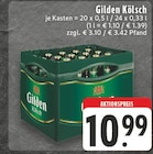 EDEKA Eschweiler - Gilden Kölsch Angebot im Prospekt Gilden Kölsch bei EDEKA im Eschweiler Prospekt für 10,99 €
