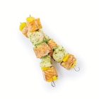 Brochette de saumon, cabillaud et poivrons - Match - Supermarchés Match à Strasbourg Brochette de saumon, cabillaud et poivrons - Match en promo chez Supermarchés Match Strasbourg à 22,99 €