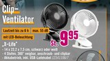 Clip-Ventilator im Angebot bei Hornbach in Lörrach Clip-Ventilator Angebote von X-Life bei Hornbach Lörrach für 9,95 €