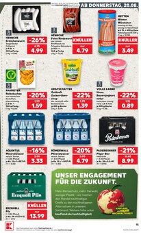 Wasser im Kaufland Prospekt "Hier bin ich richtig" mit 60 Seiten (Siegen (Universitätsstadt))