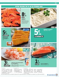 Offre Poisson pané surgelé dans le catalogue E.Leclerc du moment à la page 11