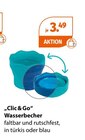 Clic & Go Wasserbecher  im aktuellen Müller Prospekt für 3,49 €